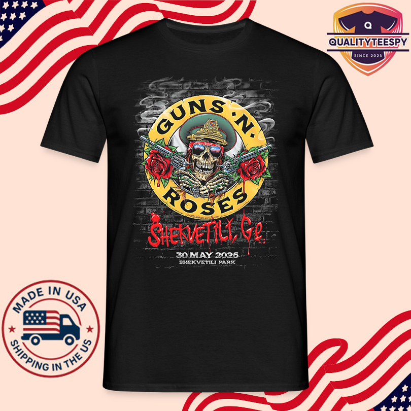 Guns N Roses Shekvetili Park On May 30 2025 Shirt