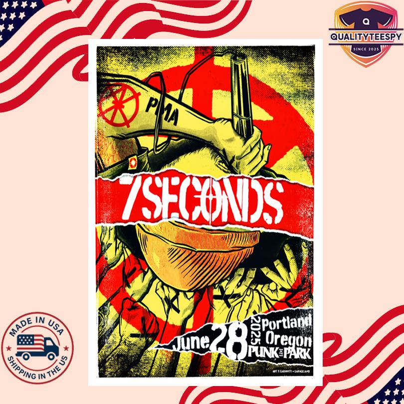 7 Seconds June 28 2025 Poster – Portland OR – Waterfront Park Trail