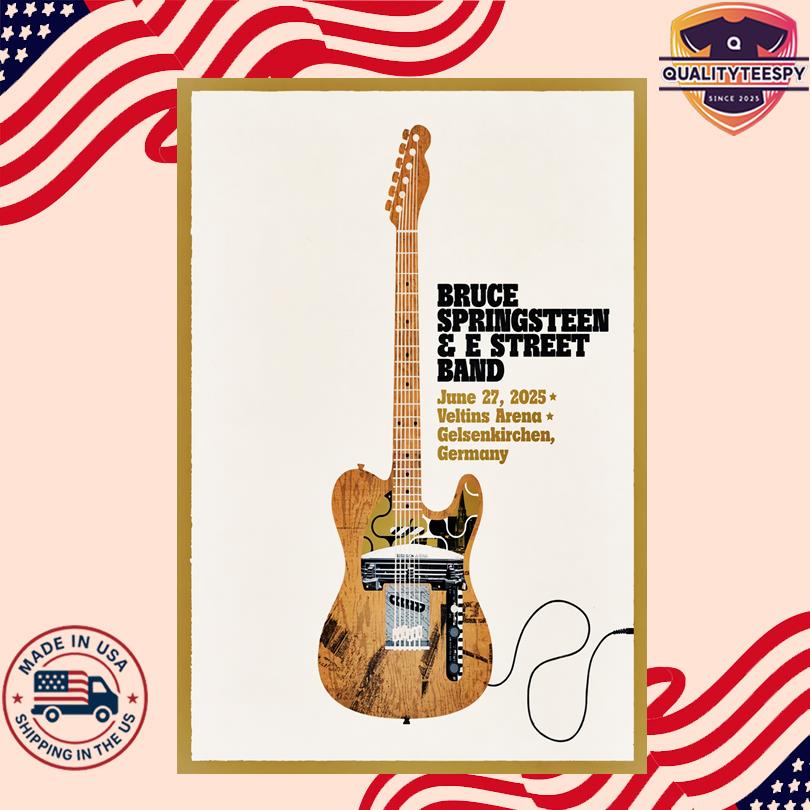 Bruce Springsteen Gelsenkirchen June 27 2025 Poster