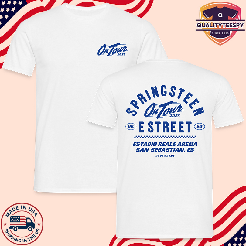 Bruce Springsteen June 21 2025 Reale Arena San Sebastian Spain Tee