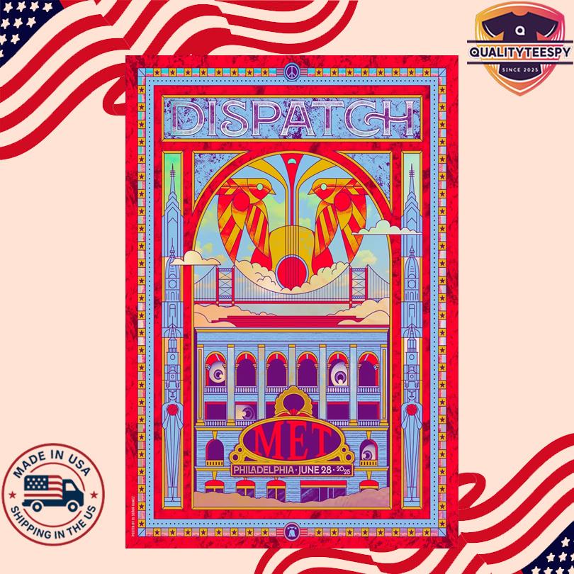 Dispatch Victory Brewing Poster – 2025 Tour
