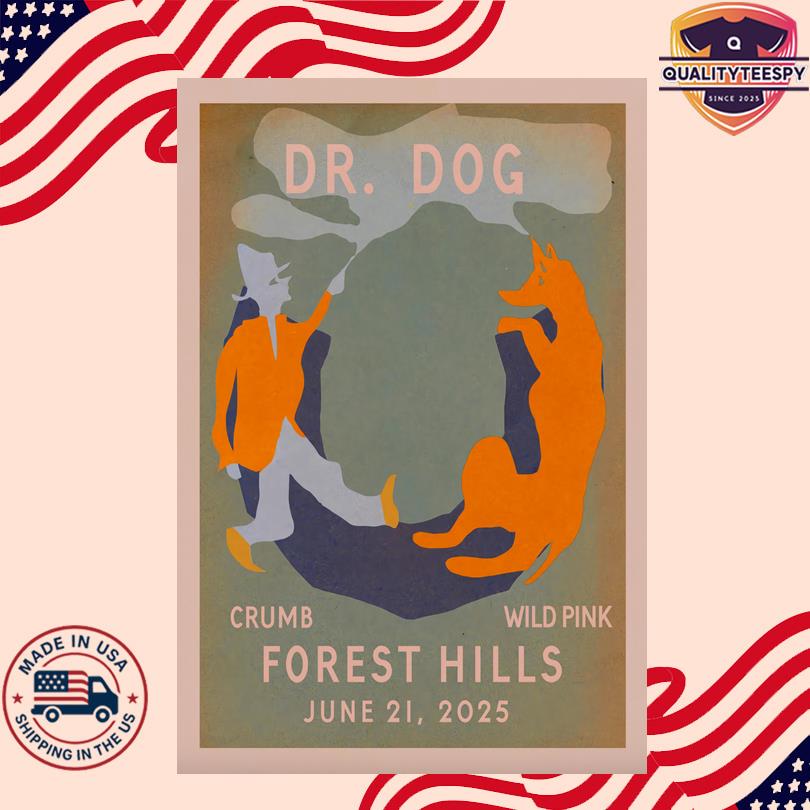 DR. Dog June 21 2025 Forest Hills Stadium in Forest Hills NY Poster