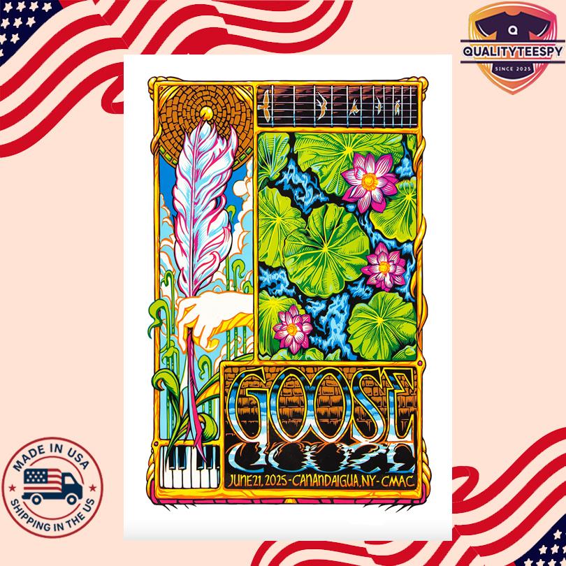 Goose The Band Canandaigua, NY 6.21.25 Poster