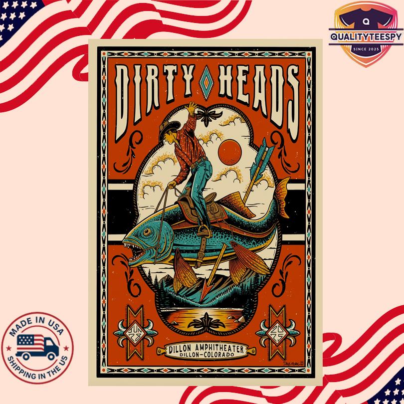 June 28 2025 Tour Dirty Heads Dillon, CO Poster