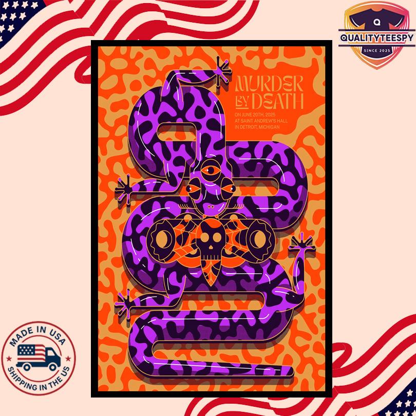 Murder By Death Farewell Tour at Saint Andrew\'s Hall Jun 20 2025 Poster