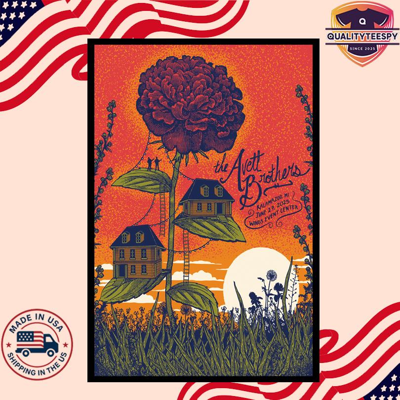 The Avett Brothers June 27 2025 Poster – The Arena at Wings Event Center, Kettering OH