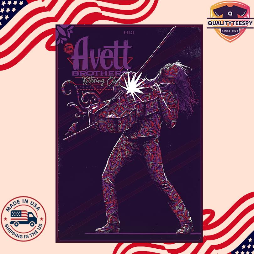The Avett Brothers June 28 2025 Poster – Fraze Pavilion, Kettering OH