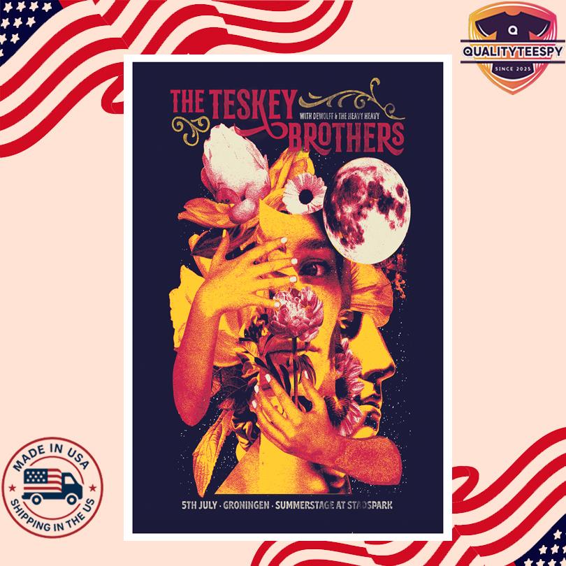 The Teskey Brothers Jul 5, 2025. Summerstage at Stadspark Groningen Poster