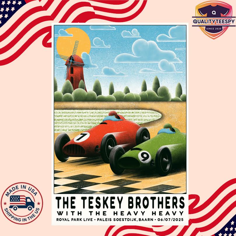 The Teskey Brothers Poster 2025 – Royal Park Live, Paleis Soestdijk, Utrecht NL – July 6