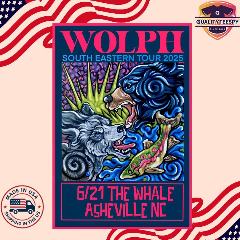 WOLPH June 21 2025 Poster – Asheville NC – The Whale Venue