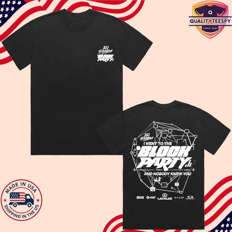 100 Thieves Block Party Merch