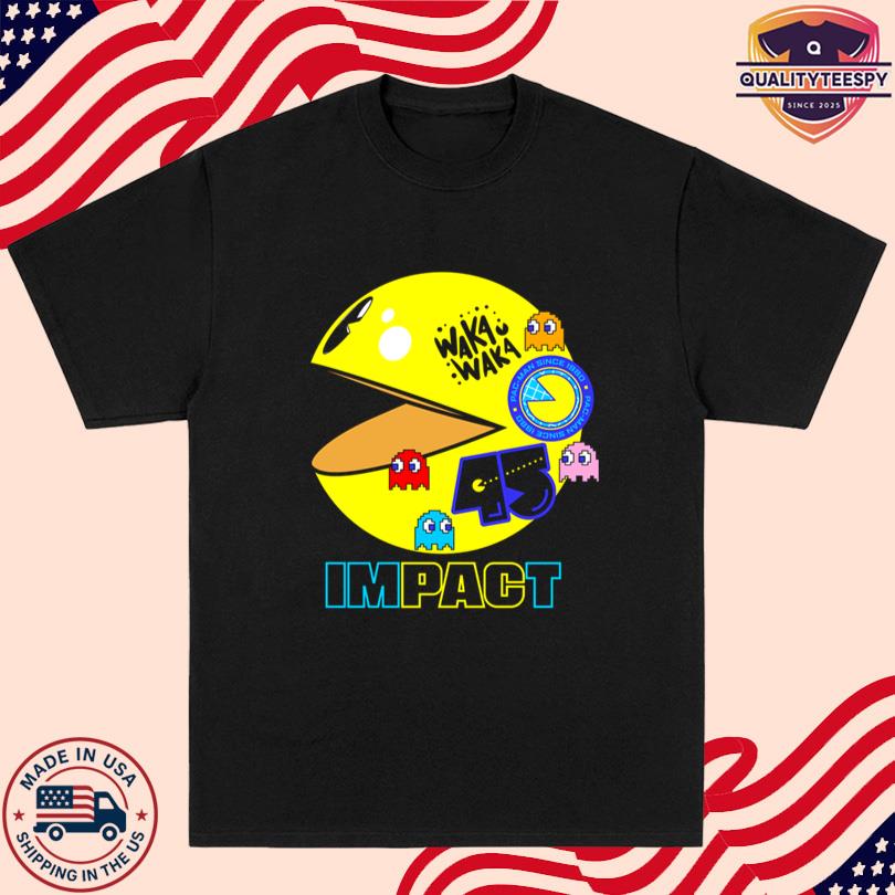 2025 Pac Man Celebrates 45Th Anniversary Shirt