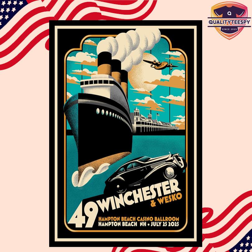 49 Winchester And Kyle Ray July 25 2025 Hampton Beach Nh Poster
