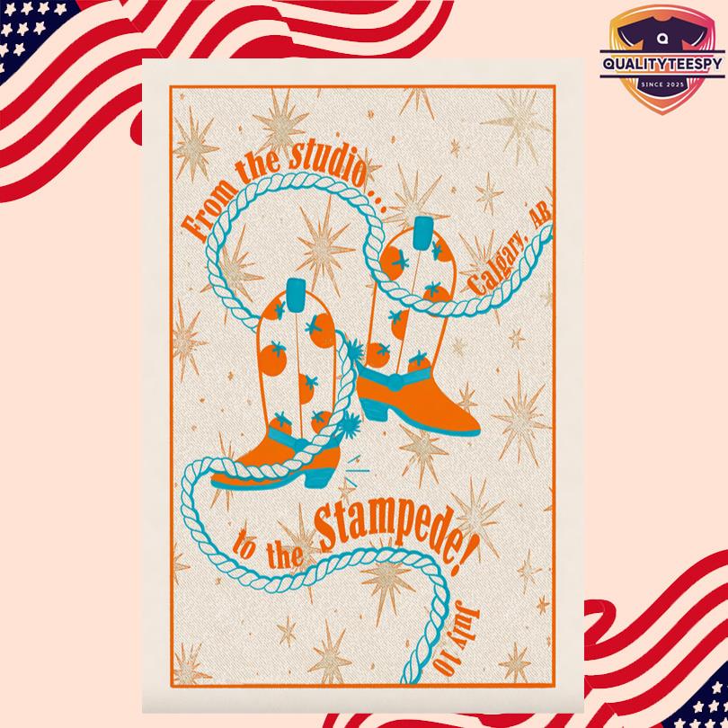 Bleachers Stampede Park Poster