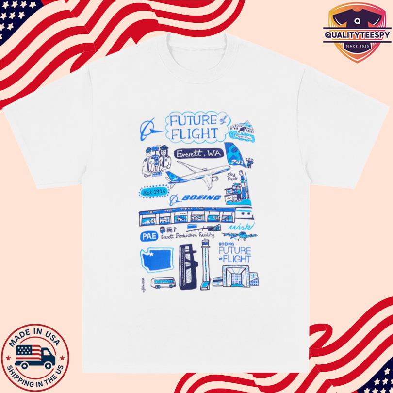 Boeing Future of Flight Destination T Shirt