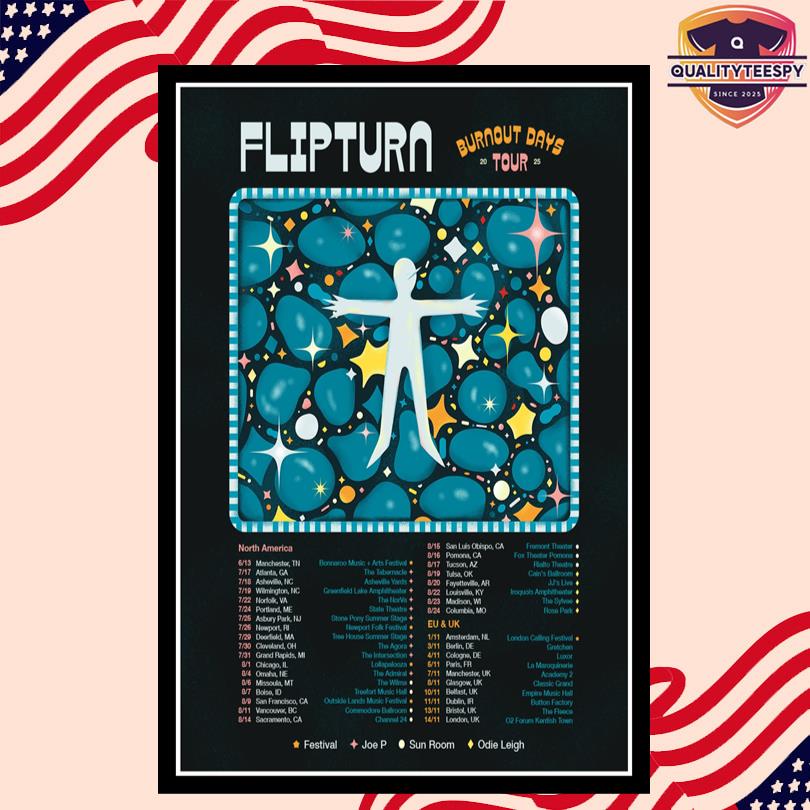 Burnout Days Tour Show Poster
