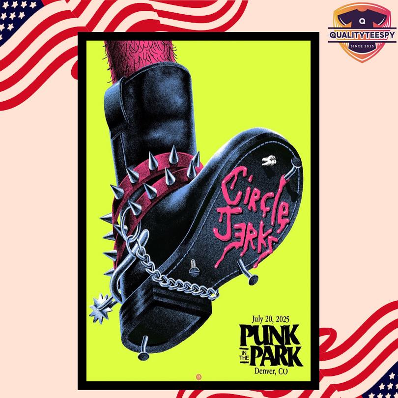 Circle Jerks Denver 2025 Tour Poster