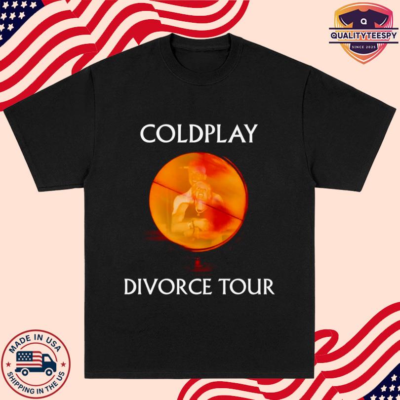 Coldplay Divorce Tour Shirt