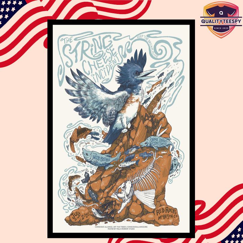 Concert Poster The String Cheese Incident July 18-19 2025 Morrison, CO