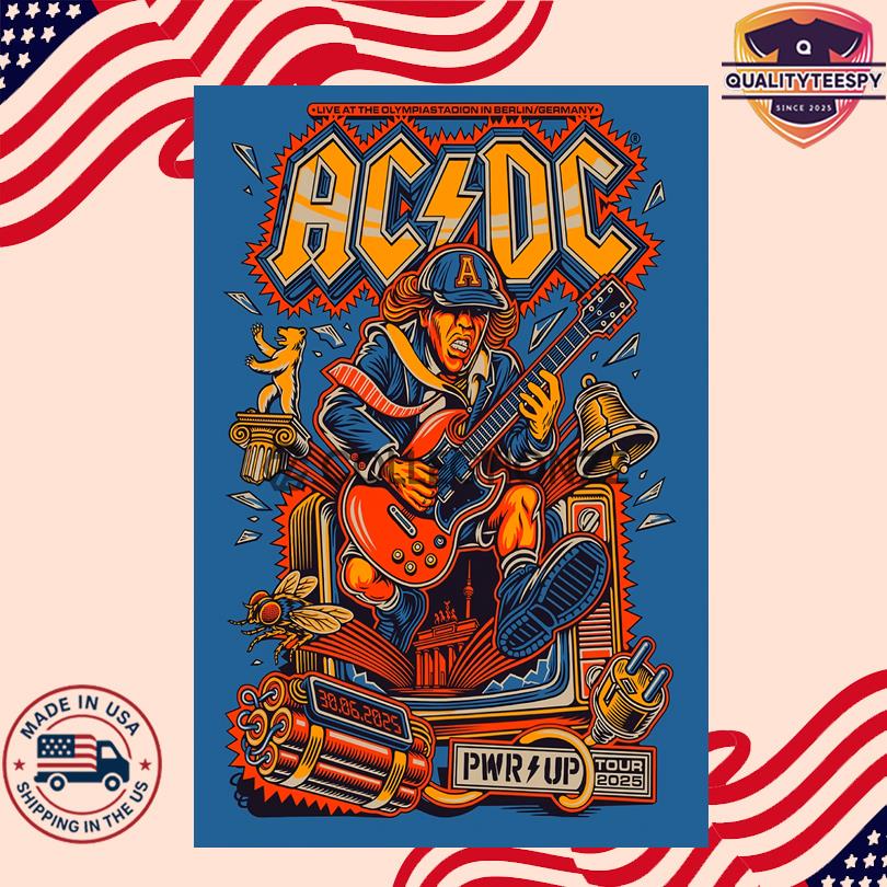 Event ACDC - 30.062025 - Berlin - Olympiastadion Poster