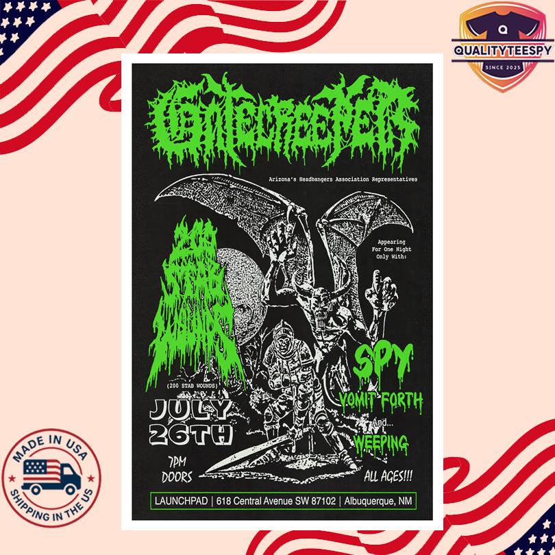 Gatecreeper Albuquerque July 26 2025 Poster