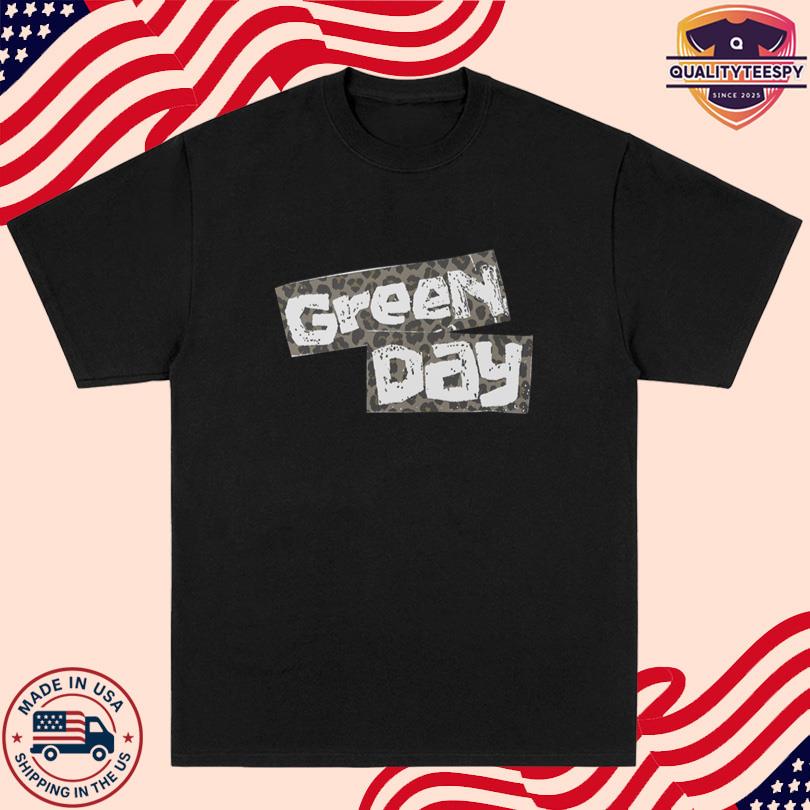 Green Day Cheetah Logo New T Shirt