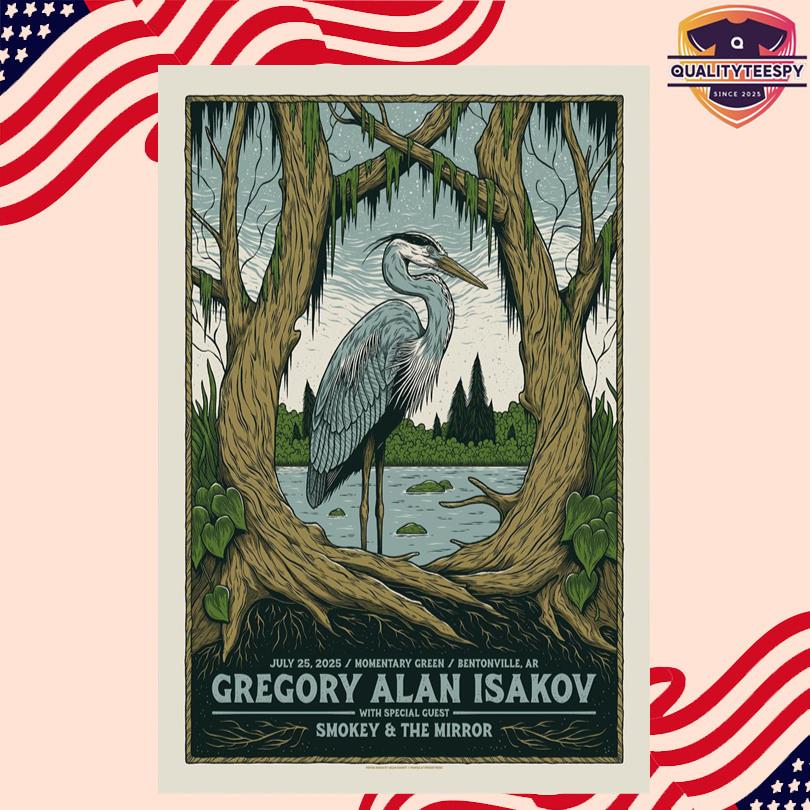 Gregory Alan Isakov July 2025 Concert Poster