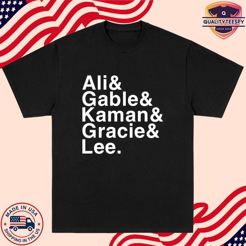 Jacob Bannon Ali & Gable & Kaman & Gracie & Lee Shirt