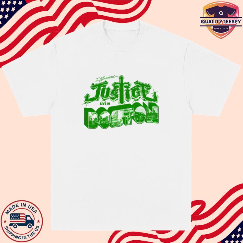 Justice I survived Justice Live in Boston Tour Shirt