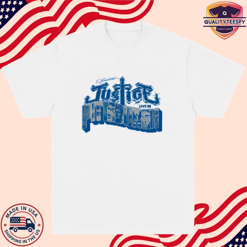 Justice I survived Justice Live in Pittsburgh Tour Merch