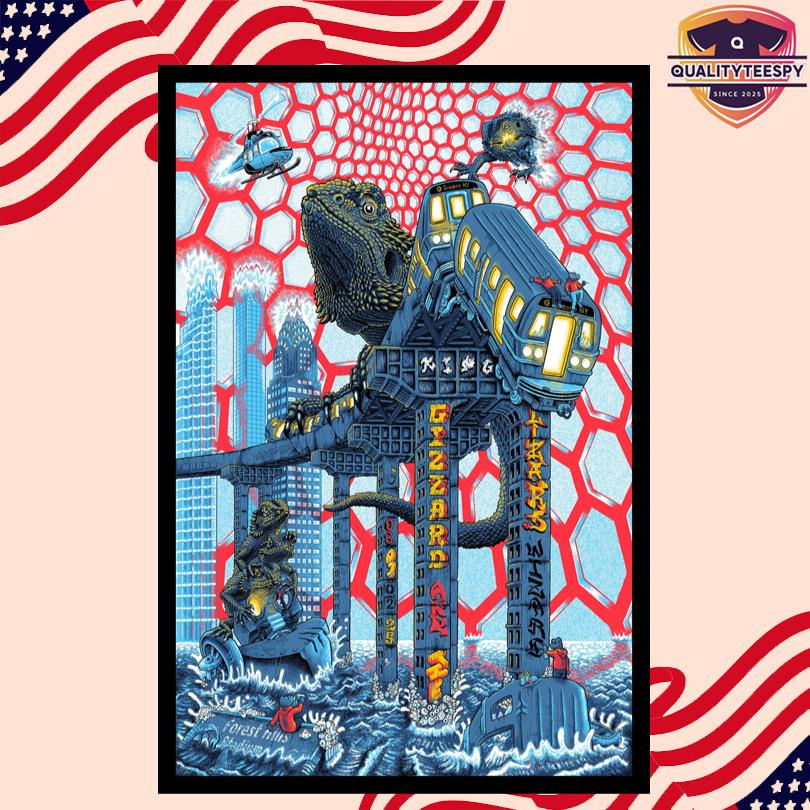 King Gizzard & The Lizard Wizard Forest Hills Stadium Queens, NY Poster