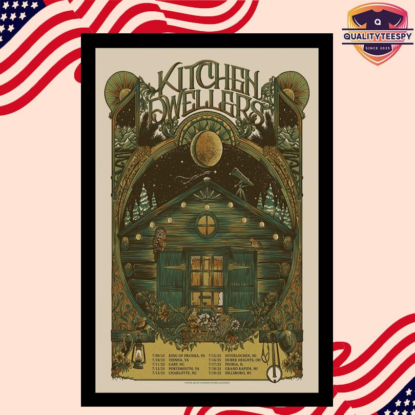 Kitchen Dwellers July 2025 Concert Poster