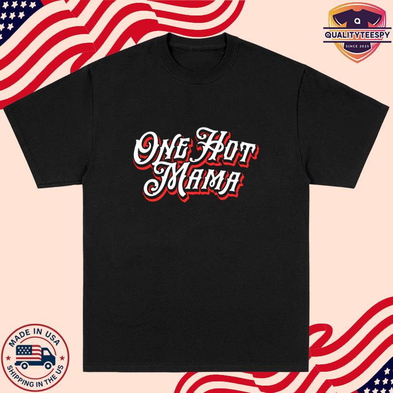Ladies Vneck One Hot Mama Tee
