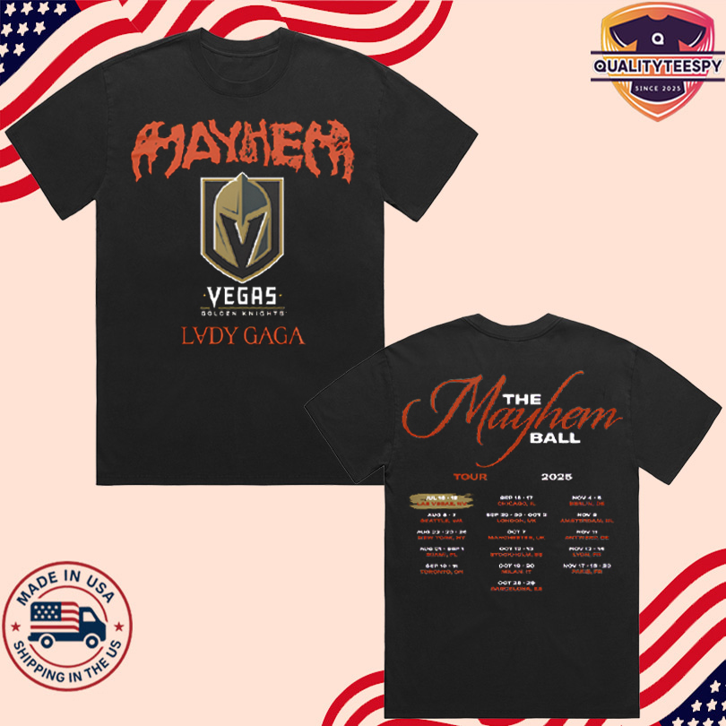 Lady Gaga Vegas Golden Knights Shirt