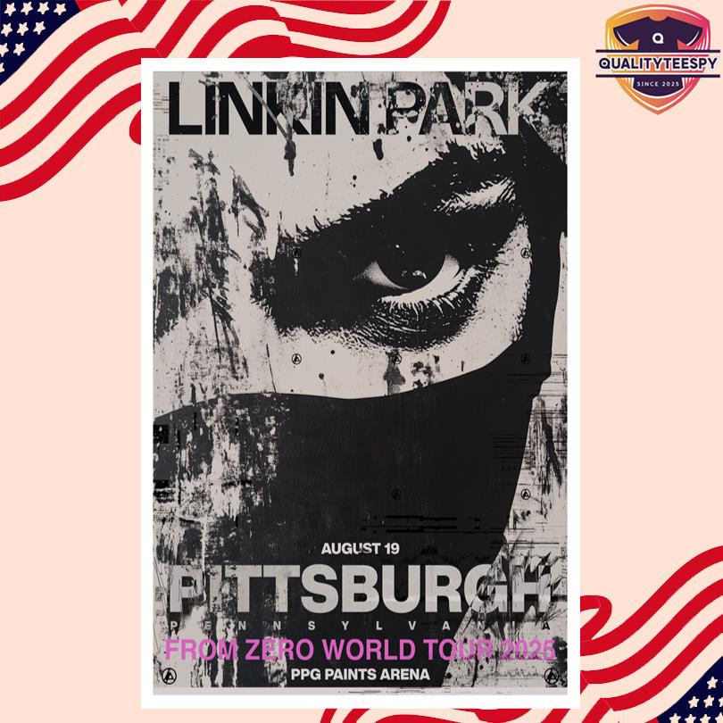 Linkin Park Aug 19 2025 Pittsburgh PA Poster