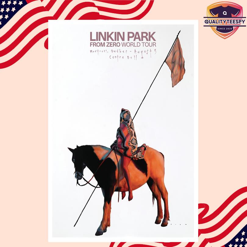 Linkin Park Quebec Concert Poster