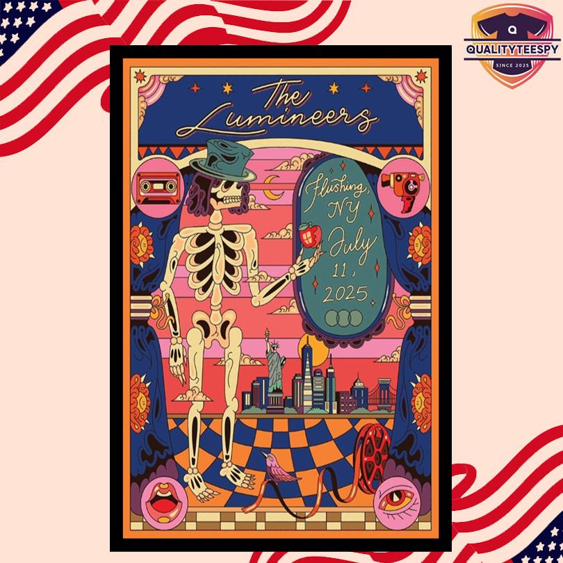 Lumineers Citi Field Concert Poster