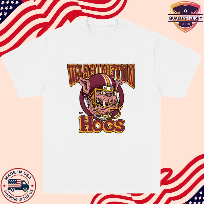 Men\'s Homage Gray Washington Commanders The Hogs Tri-Blend Tour T-Shirt