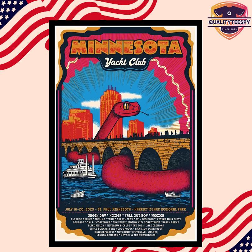 Minnesota Yacht Club Lineup Poster