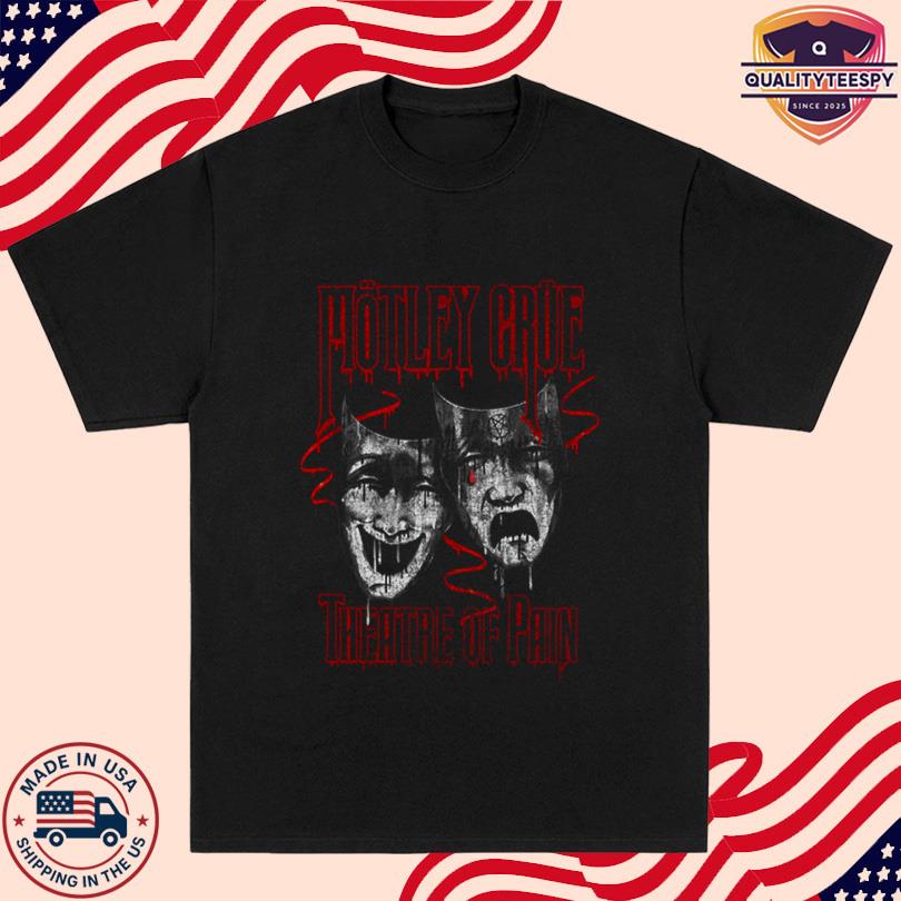 Motley Crue Theatre of Pain Rustic Drip Tee