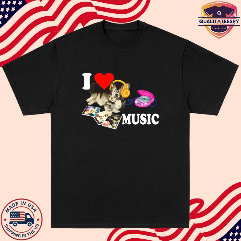 Music Dog Graphic T Shirt