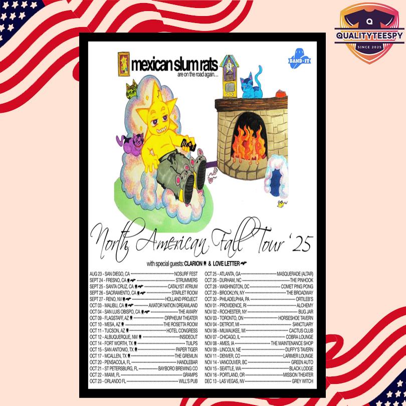 North American Punk Tour Poster