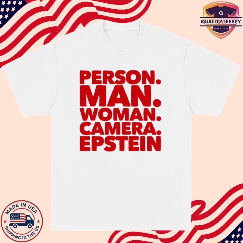 Person Man Woman Camera Epstein Shirt