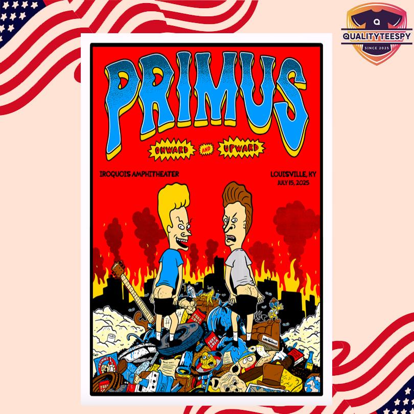 Primus Jul 15 2025 Iroquois Amphitheater. Louisville, KY Poster
