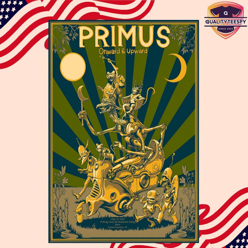 Primus Jul 19 2025 Champlain Valley Expo Essex Junction VT Poster