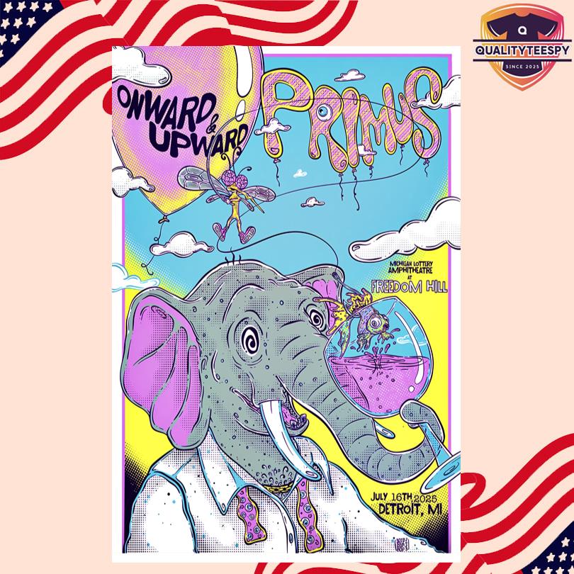 Primus July 16 2025 Concert Poster