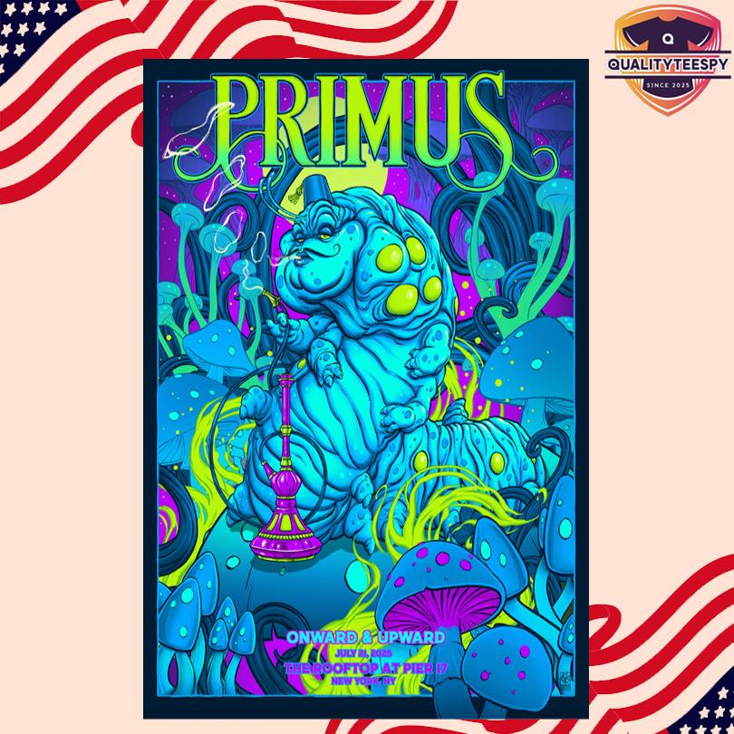 Primus July 21 2025 The Rooftop at Pier 17 New York Ny Poster