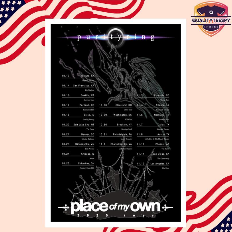Purity Ring Place Of My Own Tour Poster