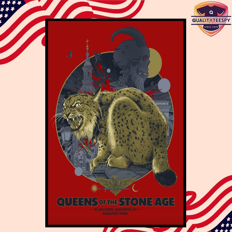 Queens Of The Stone Age Tour 2025 Poster