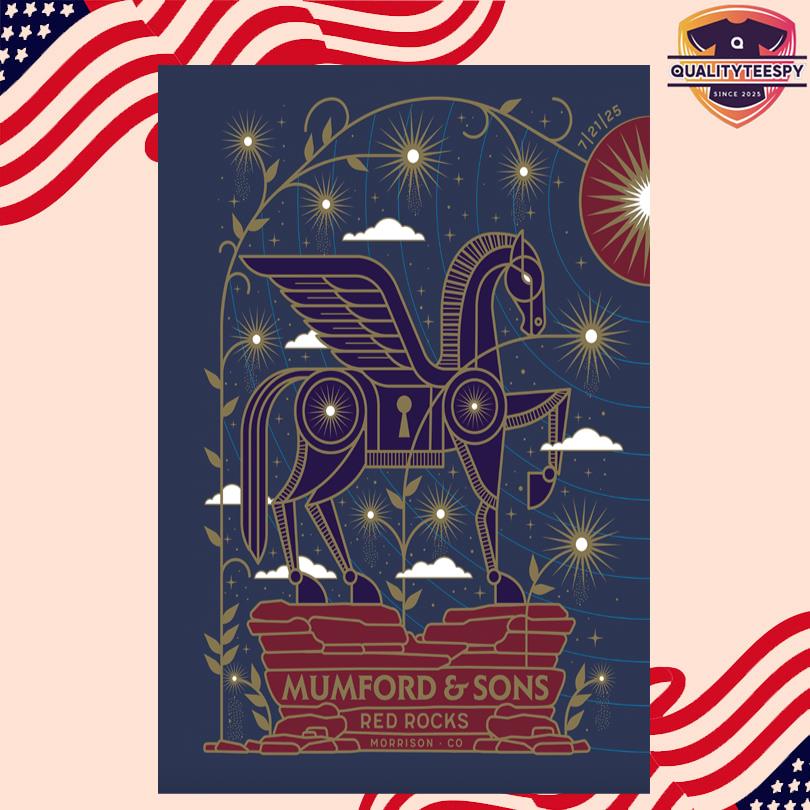 Red Rocks Morrison CO Concert Poster